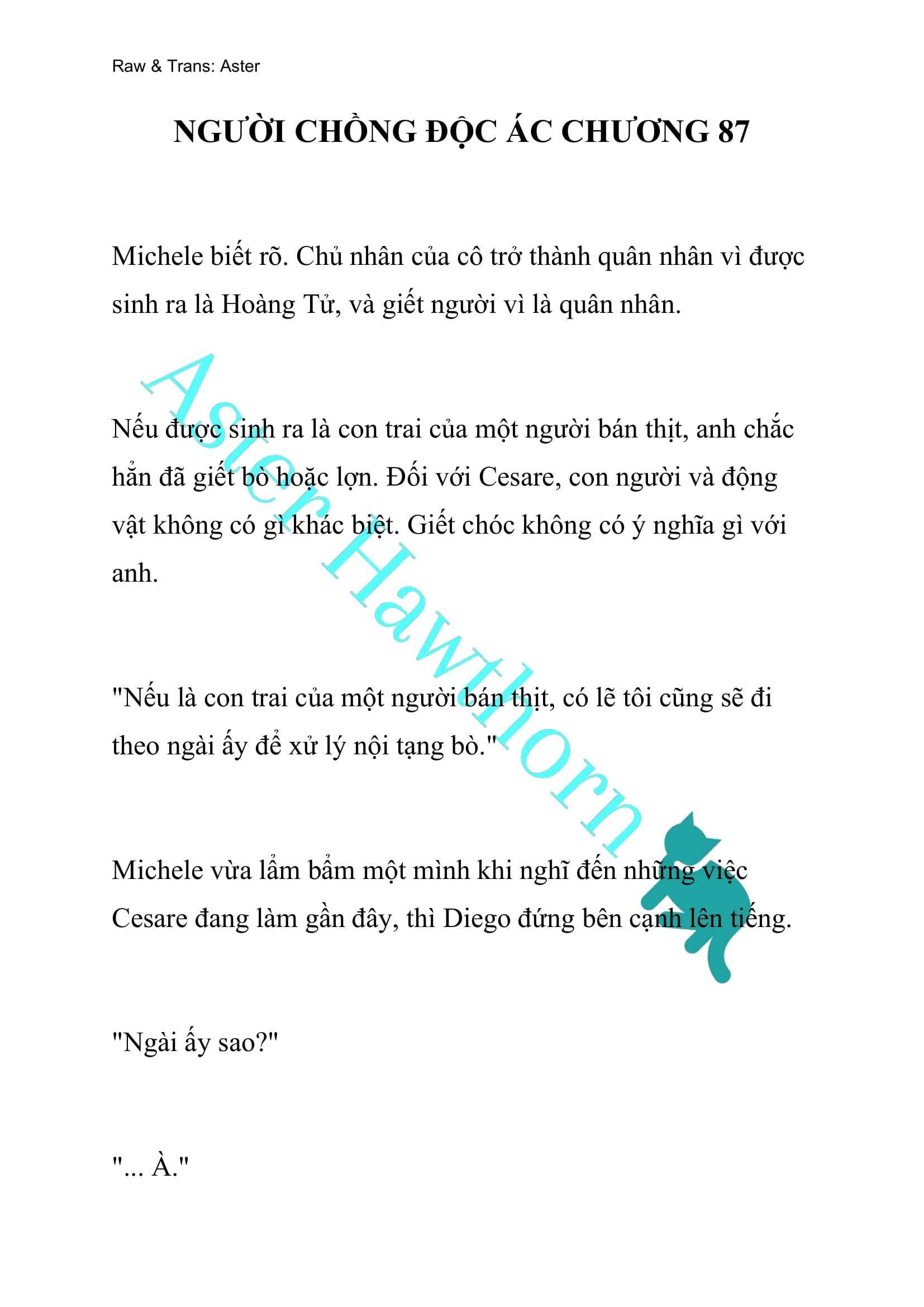 [novel] Người Chồng Độc Ác Chương 87 page 1 - Giả Dược