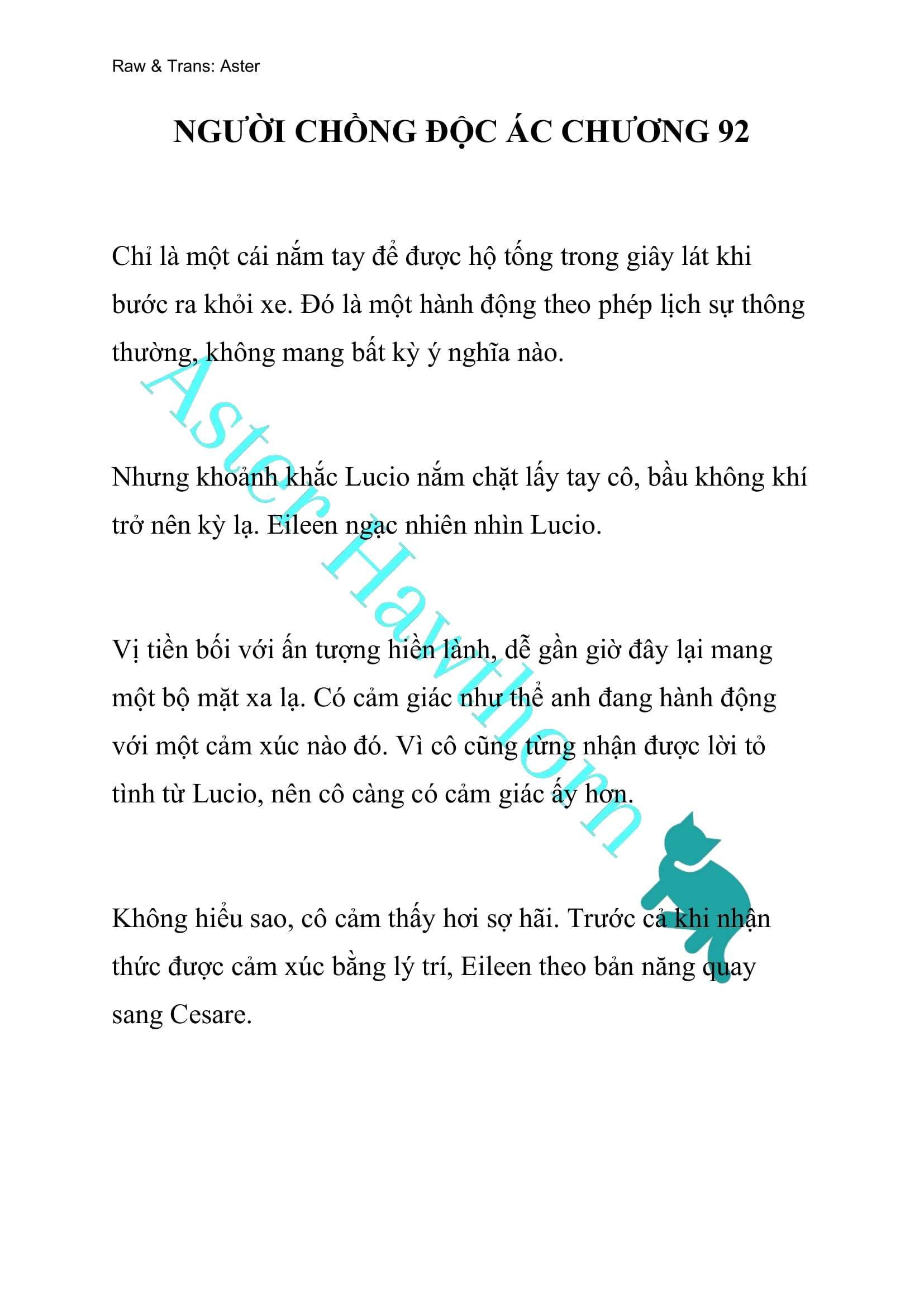 [novel] Người Chồng Độc Ác Chương 92 page 1 - Giả Dược