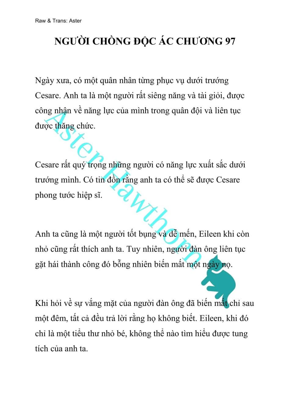 [novel] Người Chồng Độc Ác Chương 97 page 1 - Giả Dược