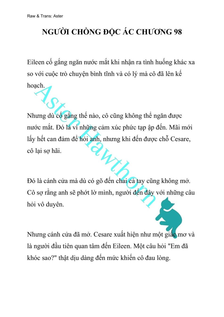 [novel] Người Chồng Độc Ác Chương 98 page 1 - Giả Dược