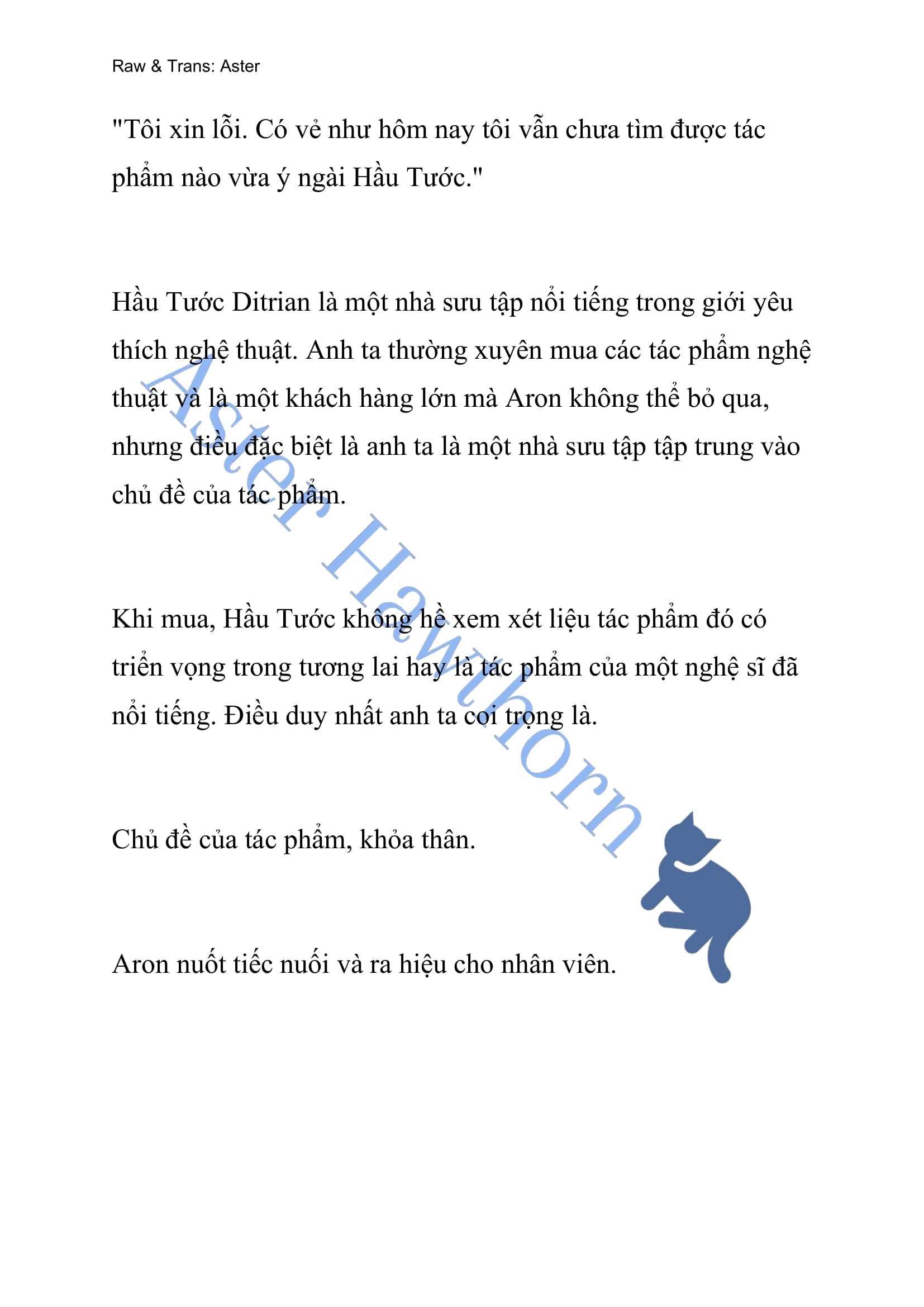 [novel] Odalisque Chương 1 page 5 - Giả Dược
