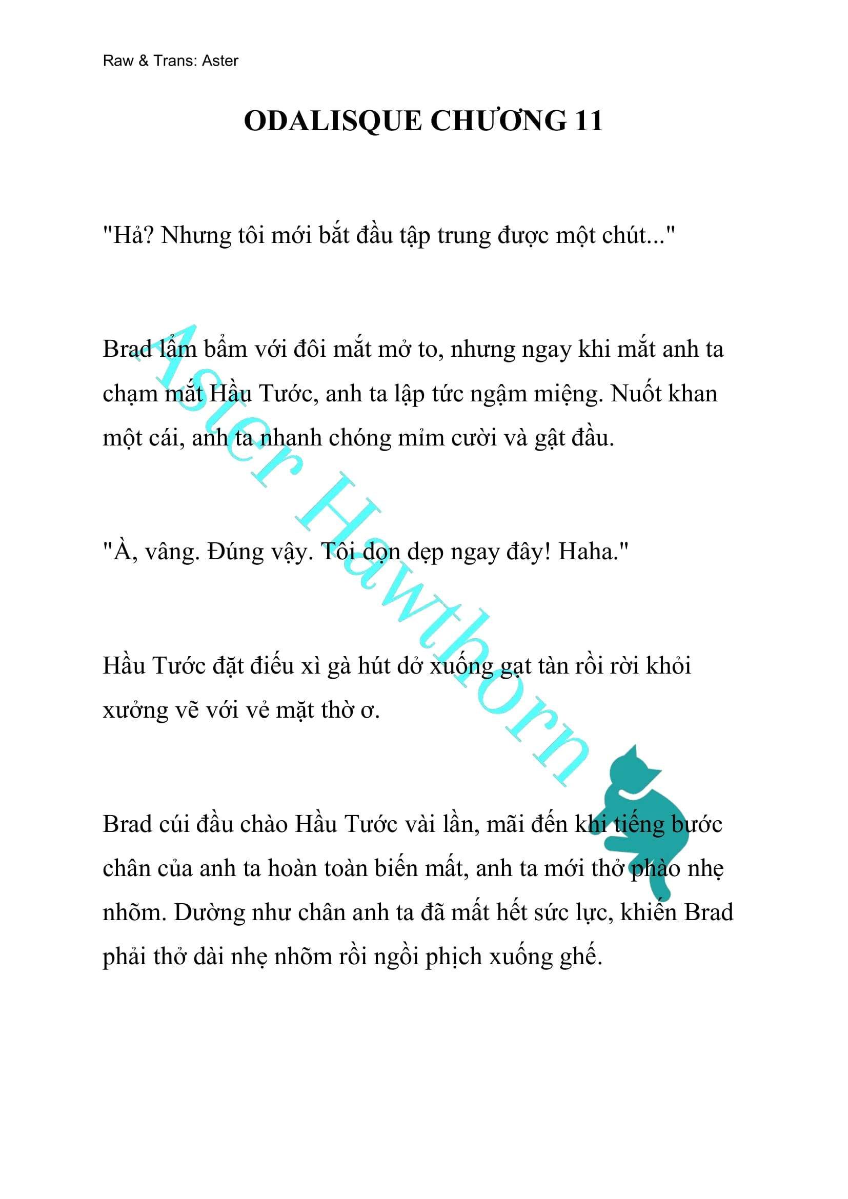 [novel] Odalisque Chương 11 page 1 - Giả Dược