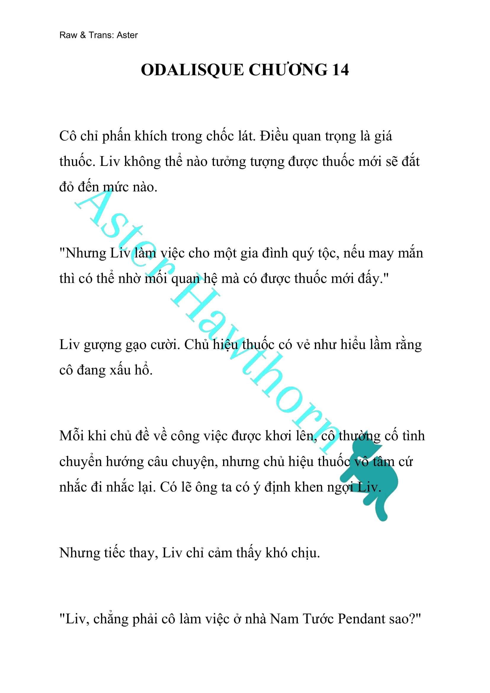 [novel] Odalisque Chương 14 page 1 - Giả Dược