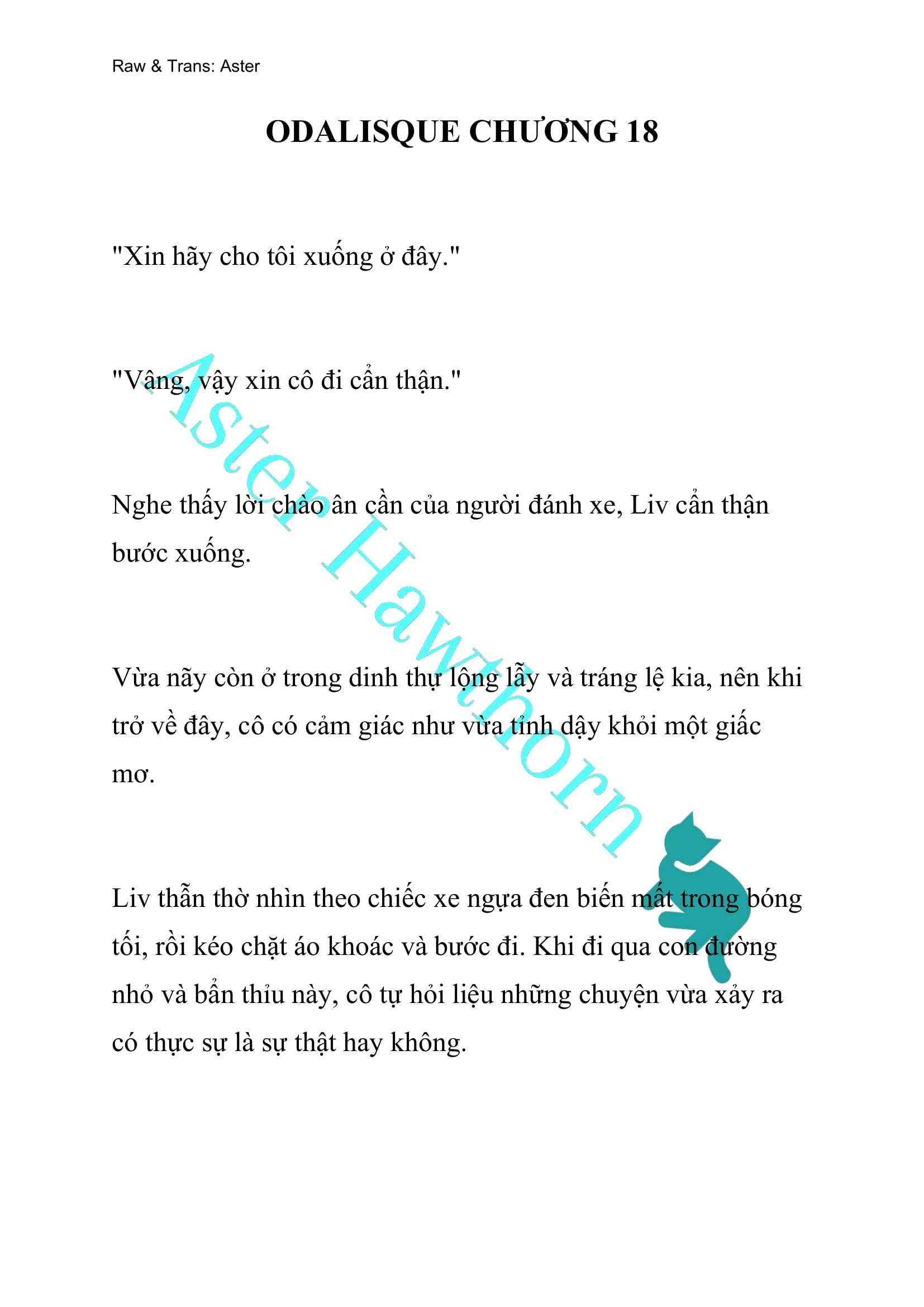 [novel] Odalisque Chương 18 page 1 - Giả Dược
