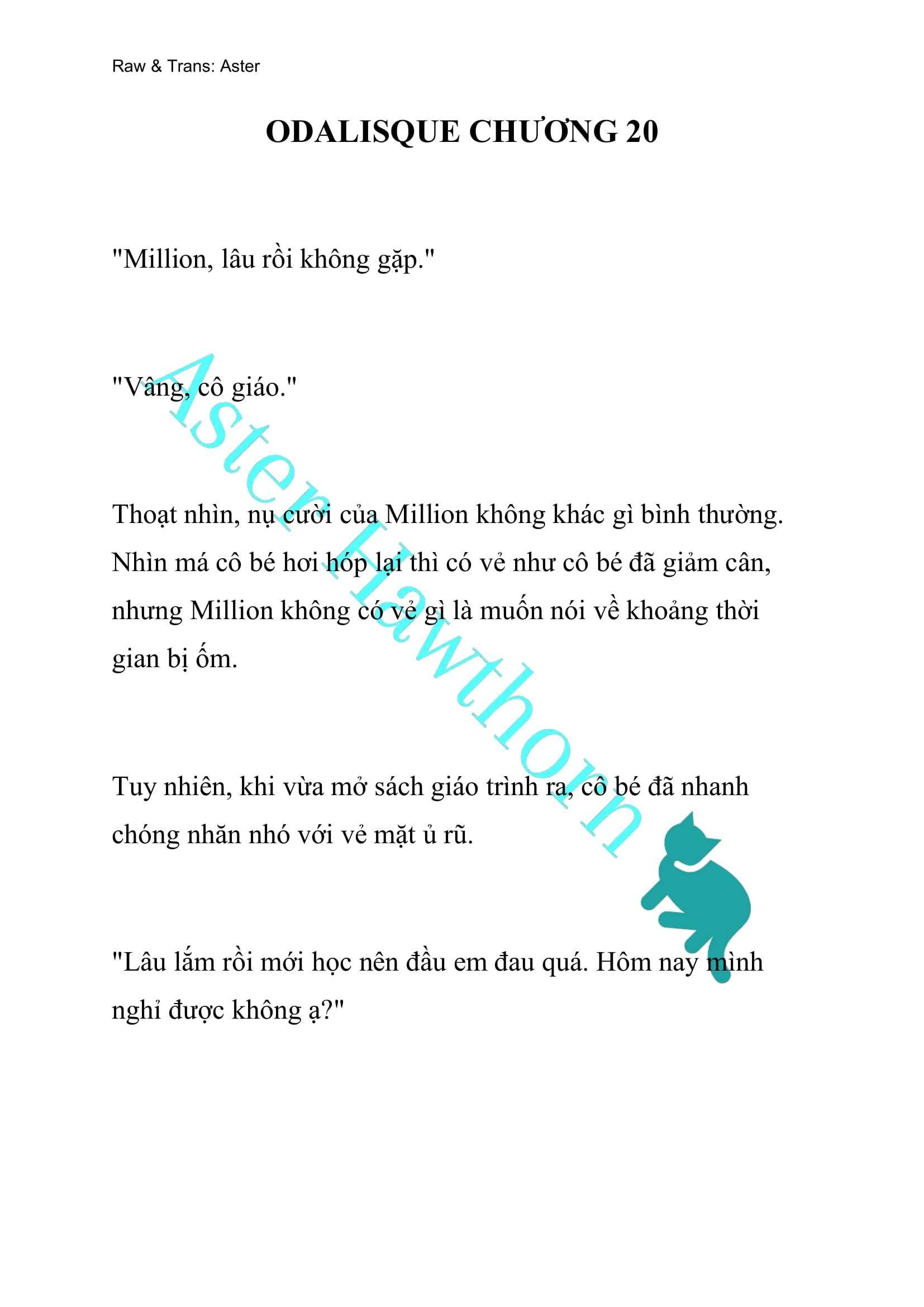 [novel] Odalisque Chương 20 page 1 - Giả Dược