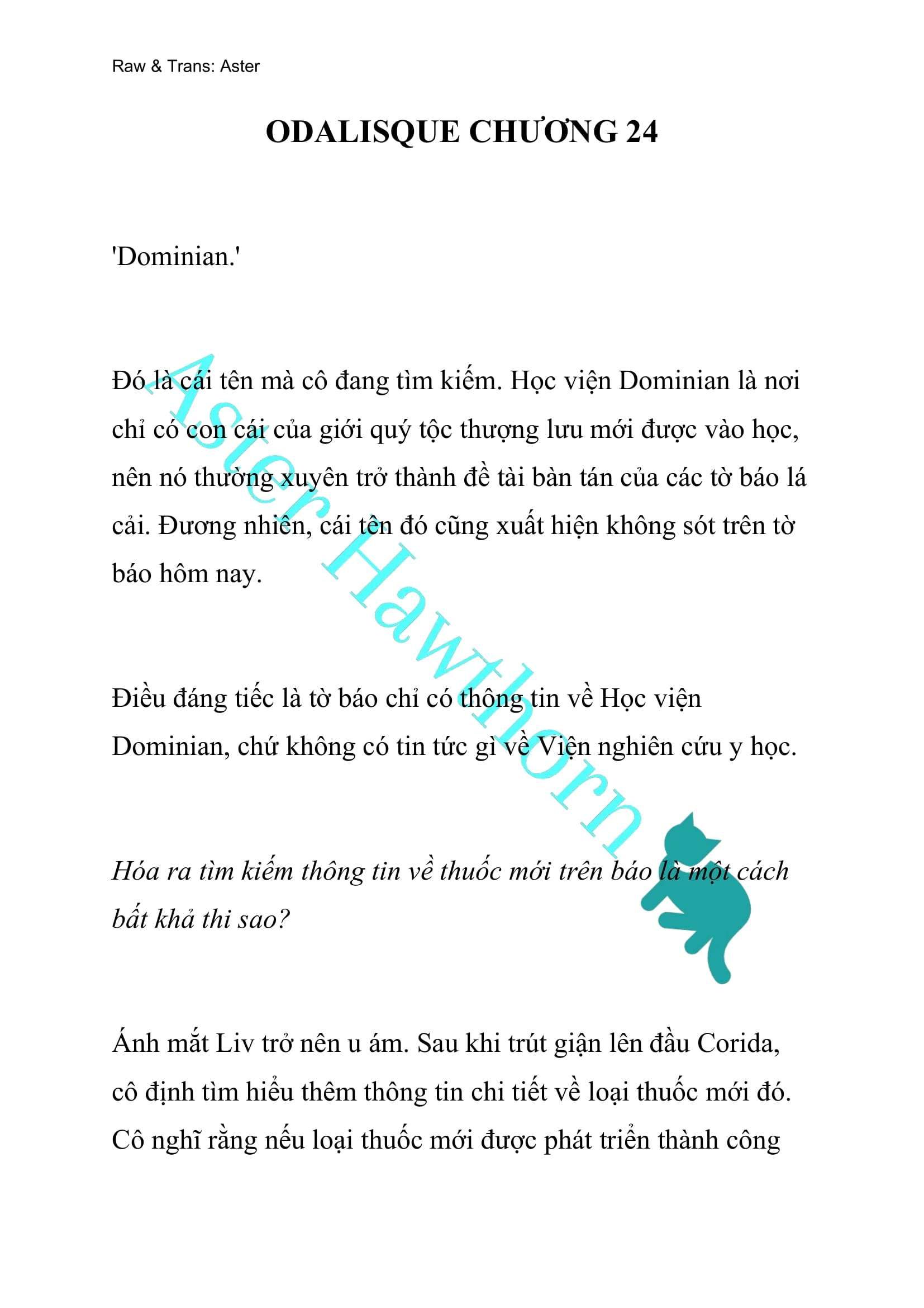 đọc truyện [novel] Odalisque Chương 24 ảnh 1 tại Thiên Thai Truyện