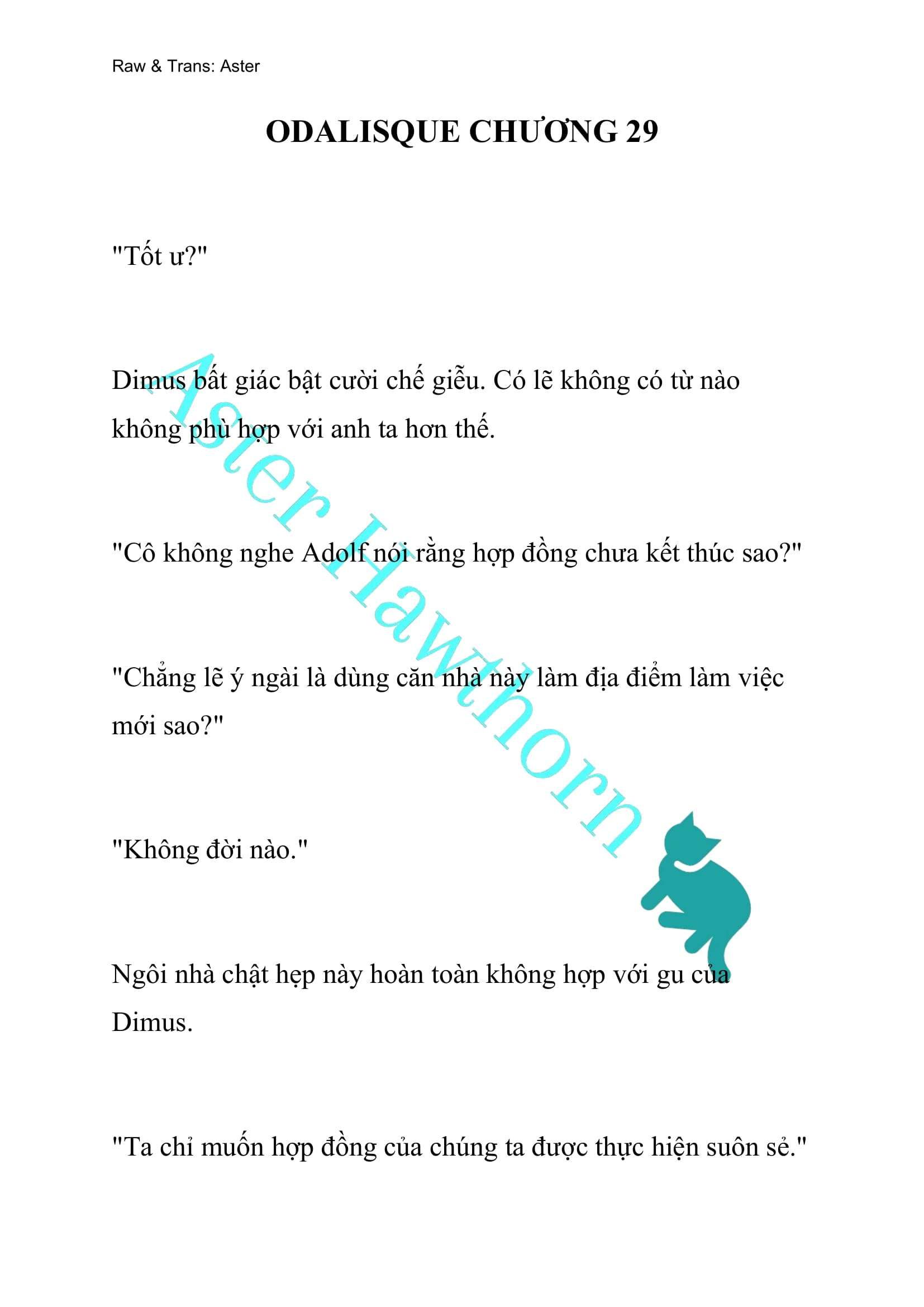 [novel] Odalisque Chương 29 page 1 - Giả Dược