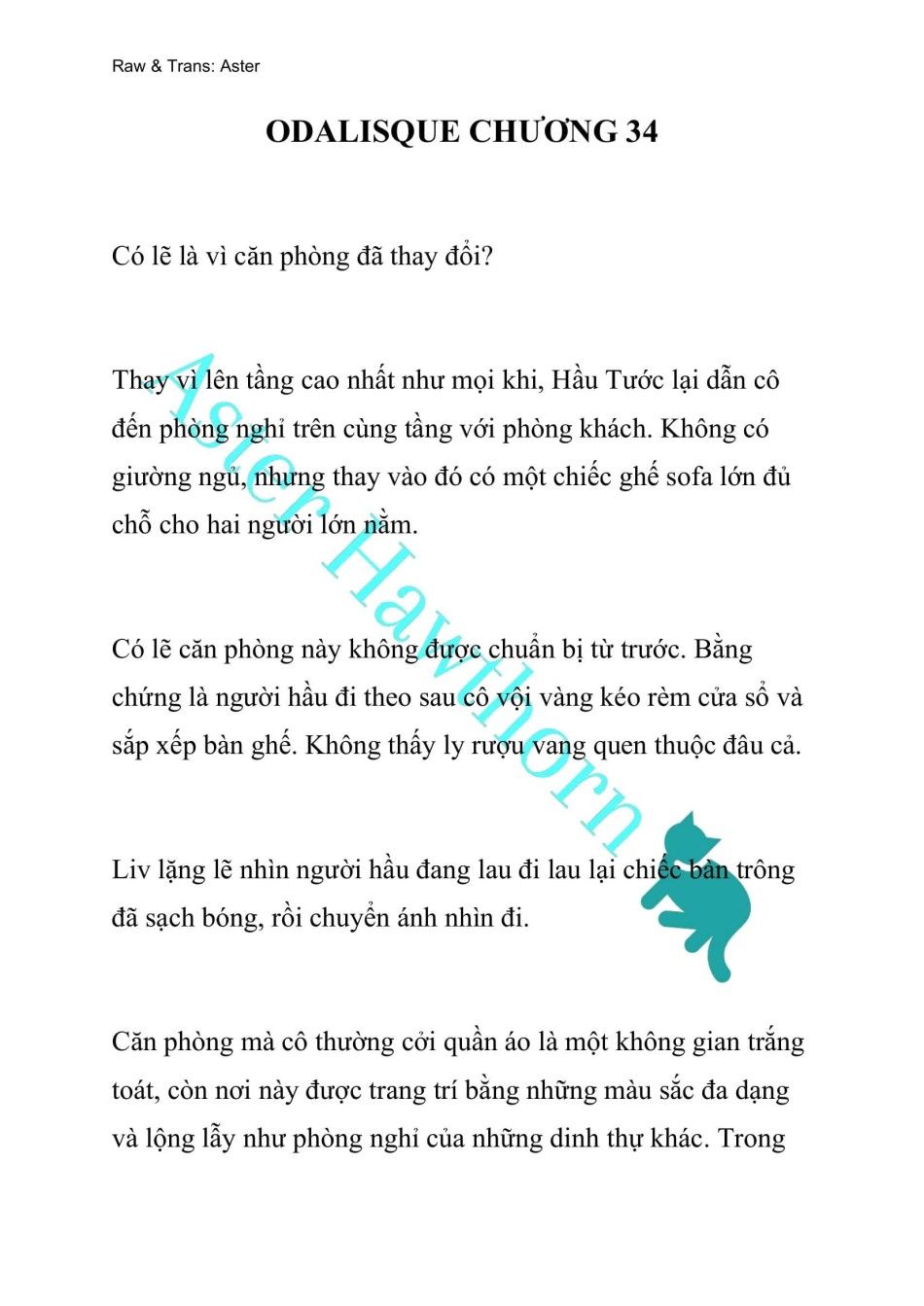 [novel] Odalisque Chương 34 page 1 - Giả Dược