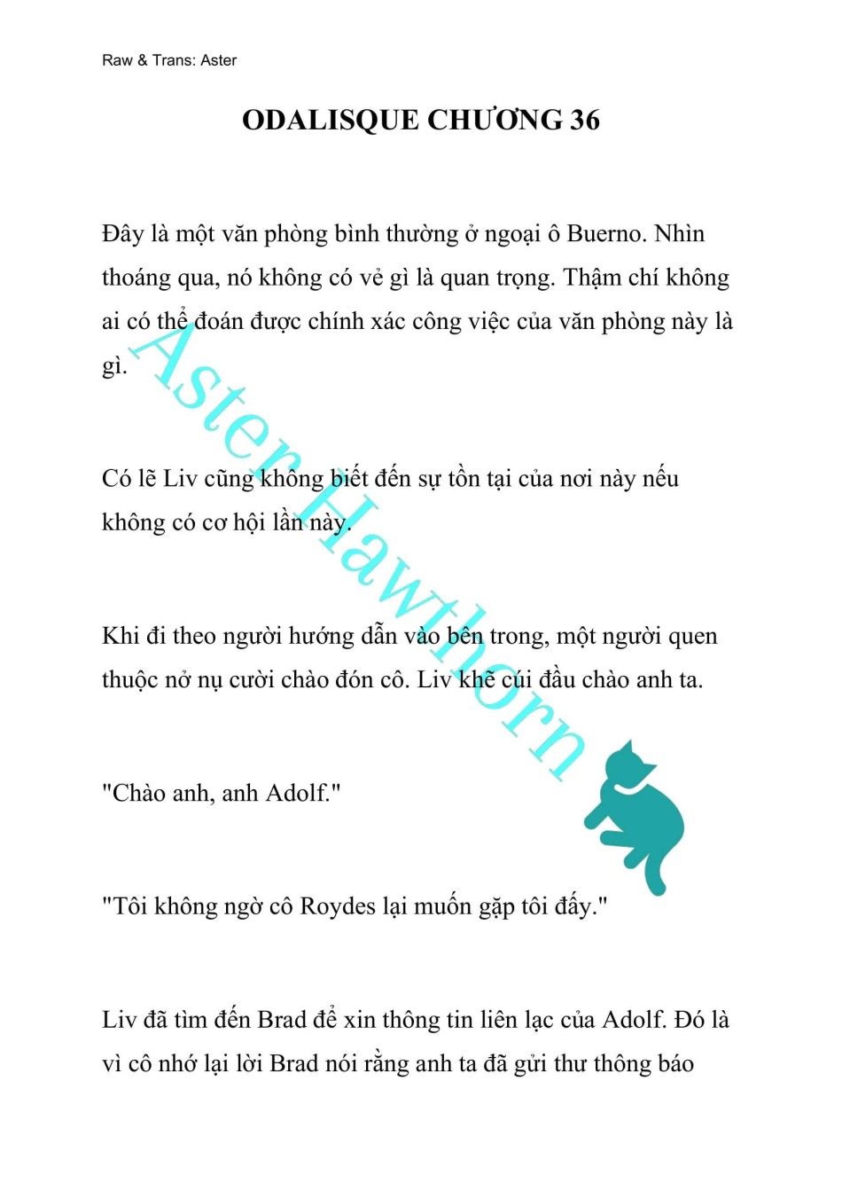 [novel] Odalisque Chương 36 page 1 - Giả Dược