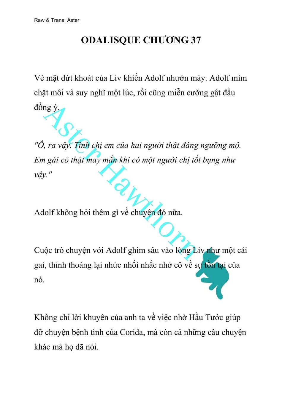 [novel] Odalisque Chương 37 page 1 - Giả Dược