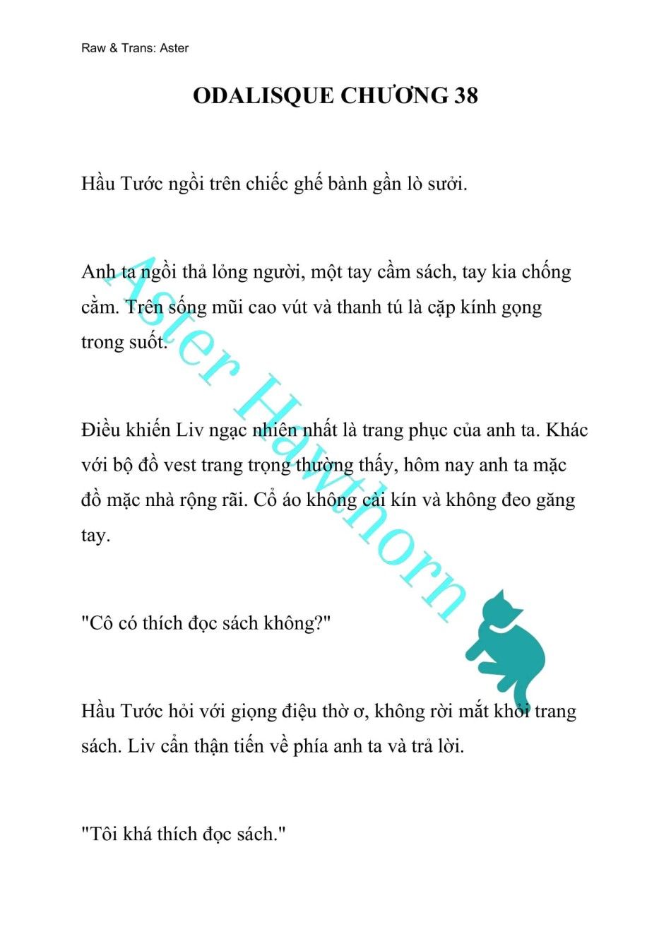 [novel] Odalisque Chương 38 page 1 - Giả Dược