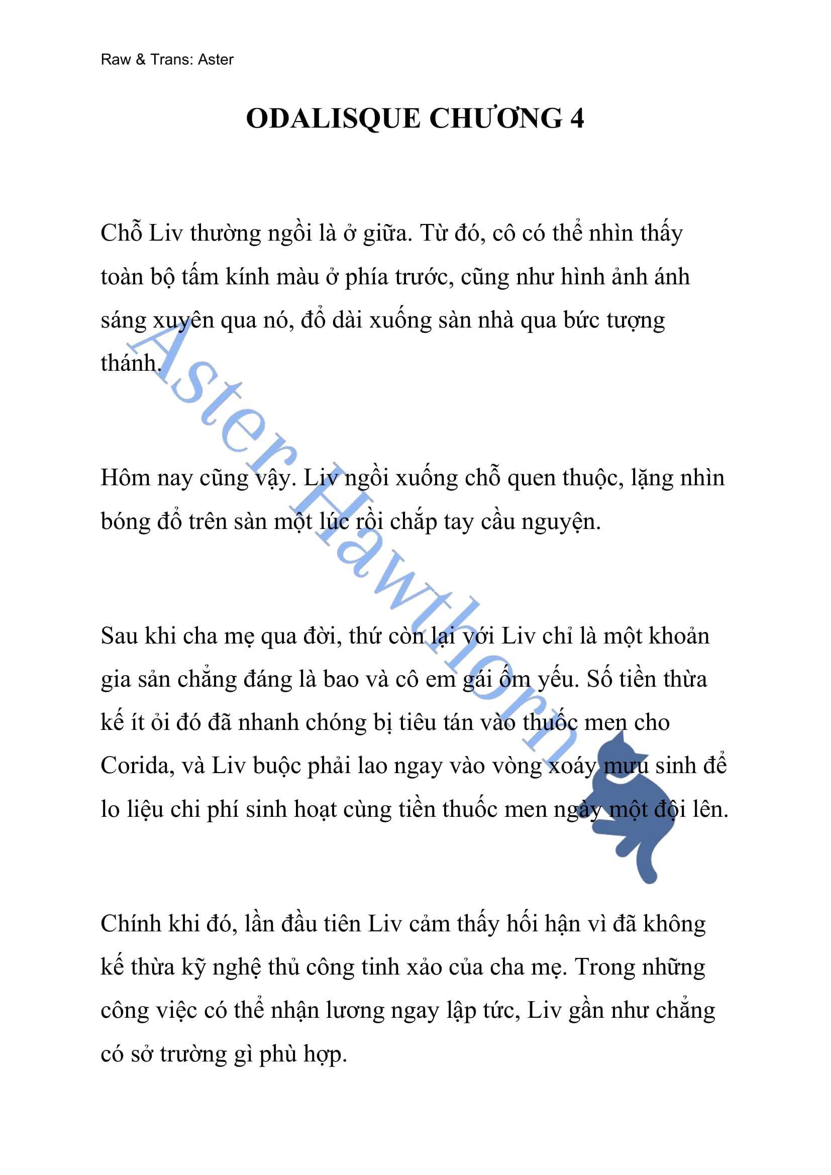 [novel] Odalisque Chương 4 page 1 - Giả Dược