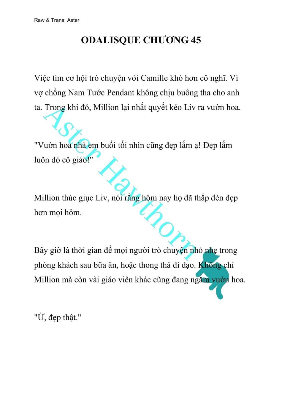 [novel] Odalisque Chương 45 page 1 - Giả Dược