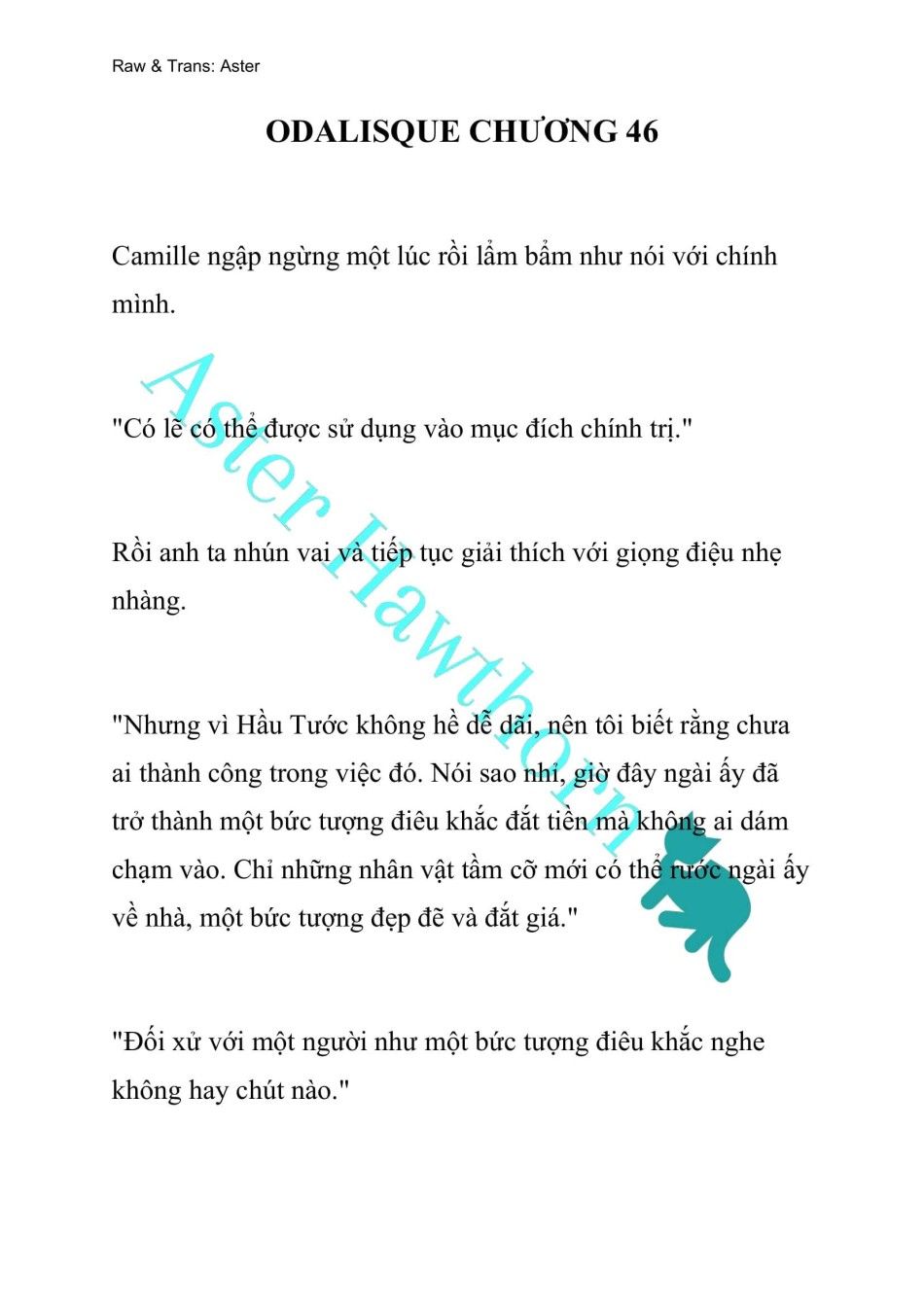 đọc truyện [novel] Odalisque Chương 46 ảnh 1 tại Thiên Thai Truyện