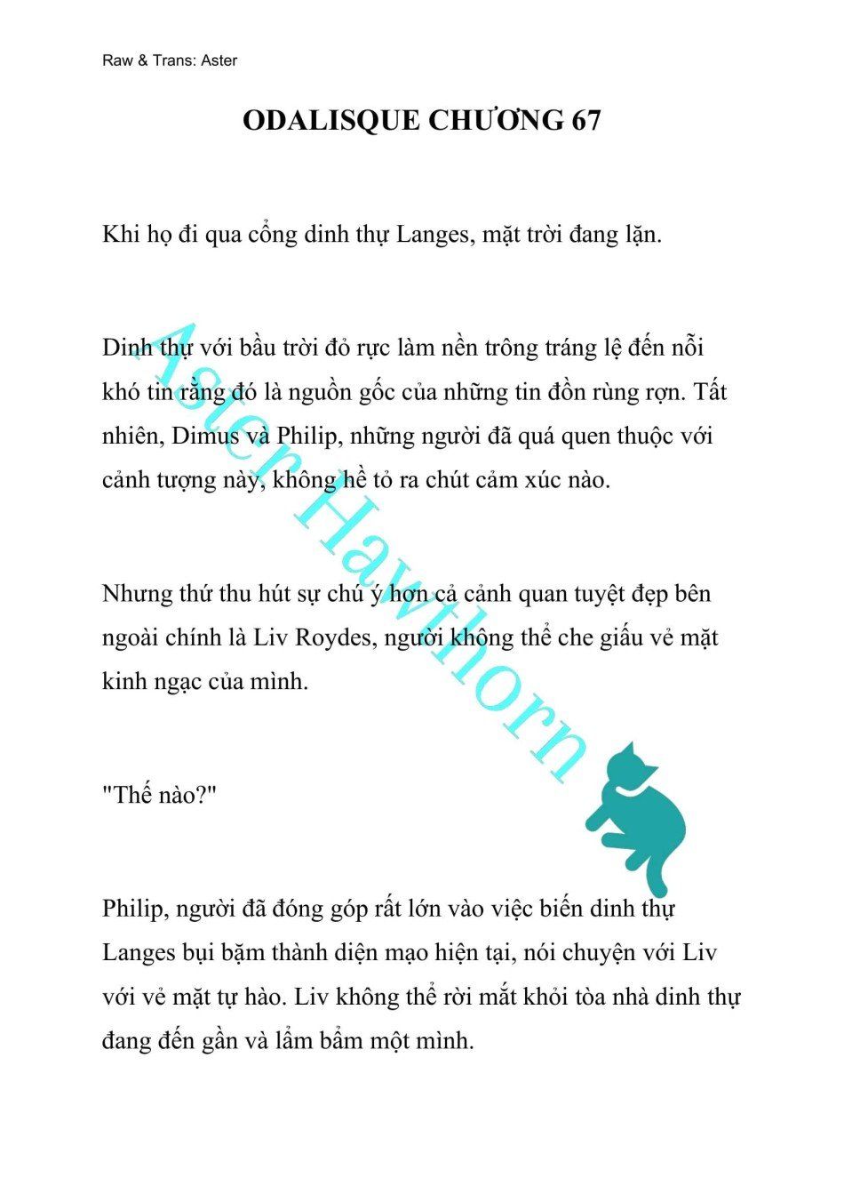 đọc truyện [novel] Odalisque Chương 67 ảnh 2 tại Thiên Thai Truyện