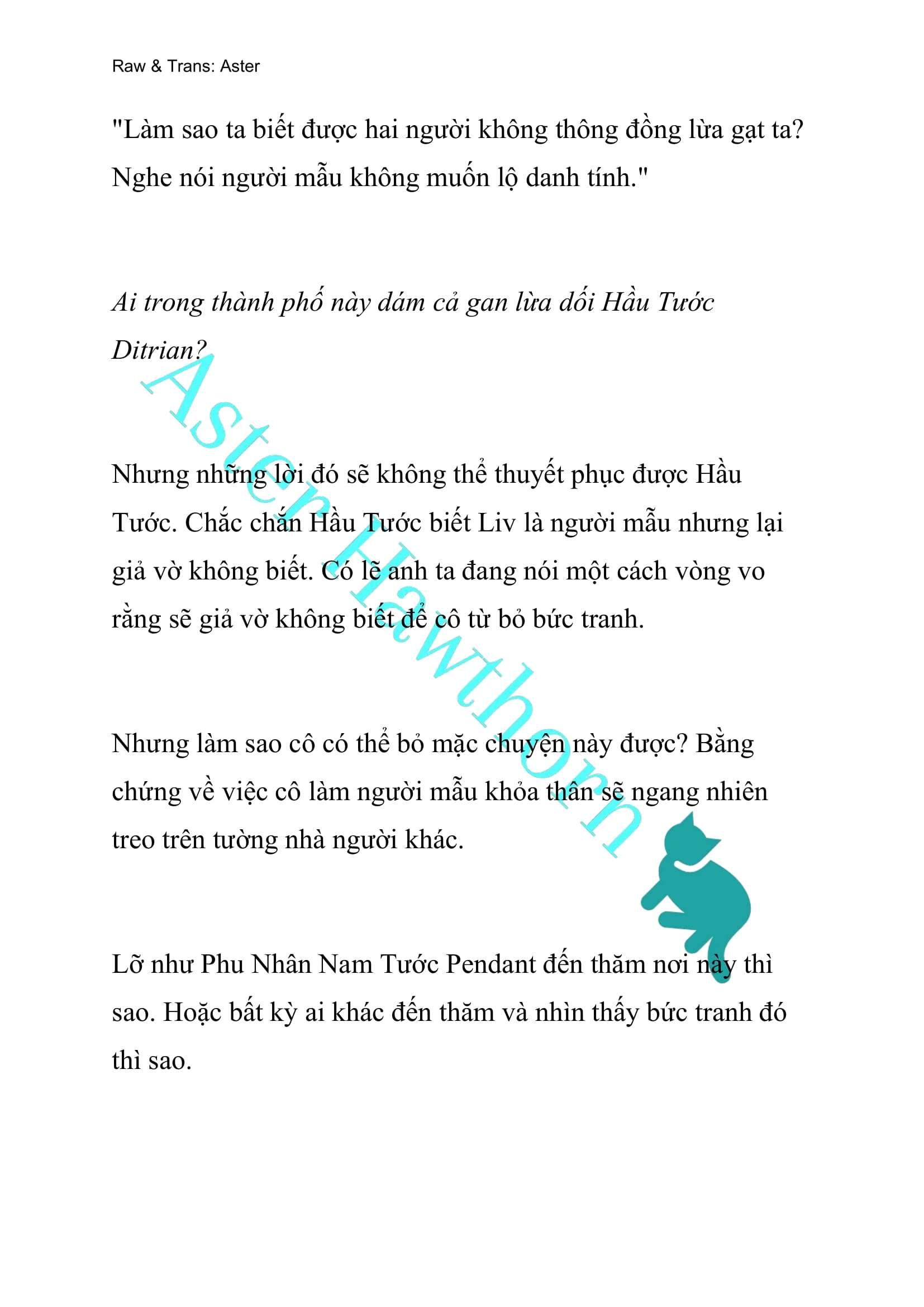 [novel] Odalisque Chương 7 page 2 - Giả Dược