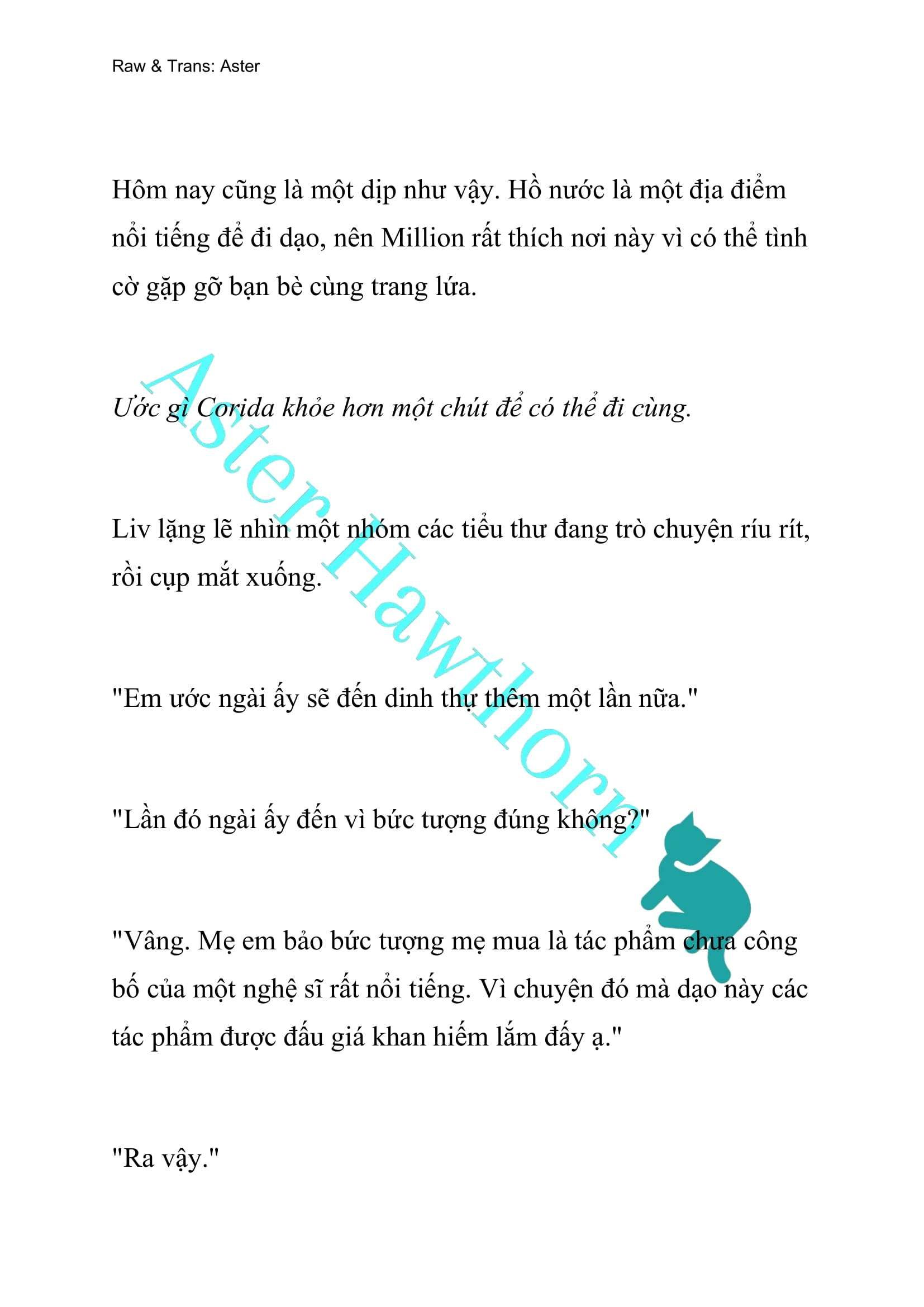 [novel] Odalisque Chương 8 page 6 - Giả Dược