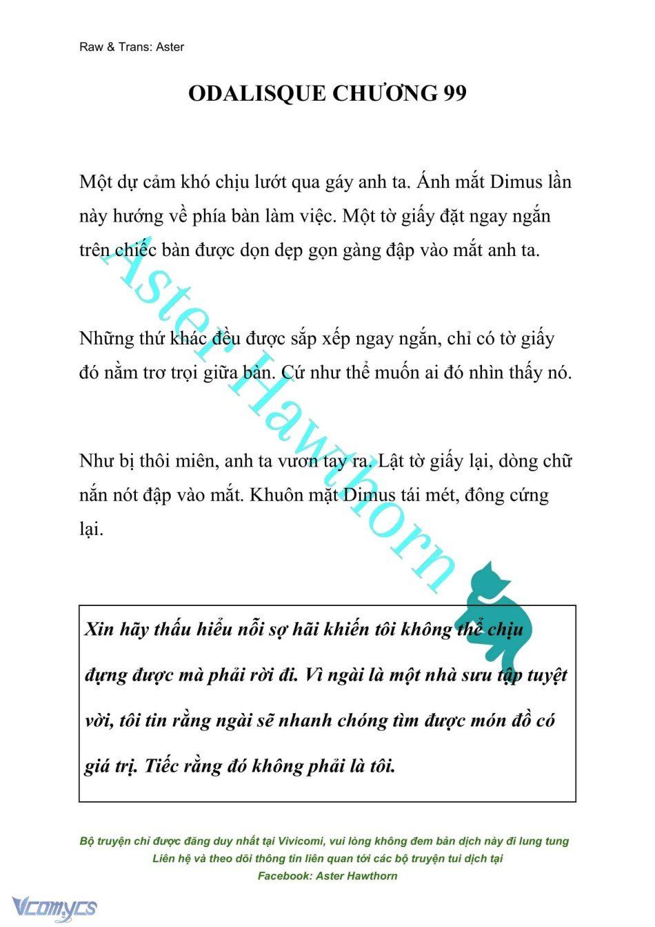 đọc truyện [novel] Odalisque Chương 99 ảnh 2 tại Thiên Thai Truyện