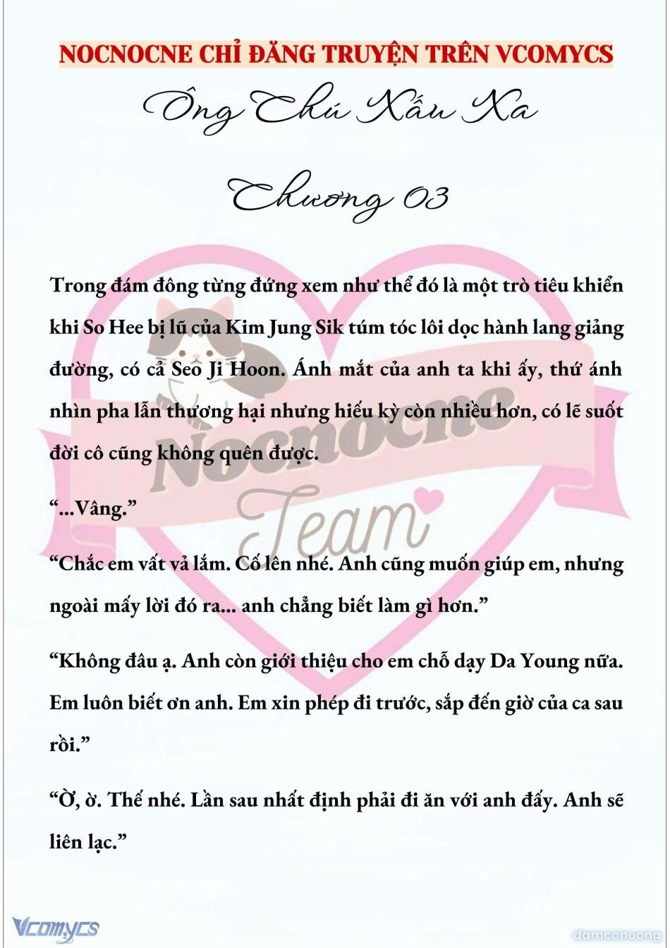 đọc truyện [novel] Ông Chú Xấu Xa Chương 3 ảnh 3 tại Thiên Thai Truyện