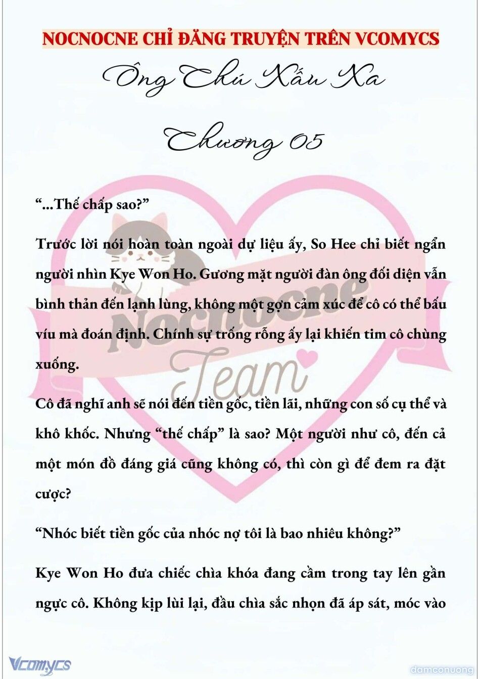 đọc truyện [novel] Ông Chú Xấu Xa Chương 5 ảnh 3 tại Thiên Thai Truyện