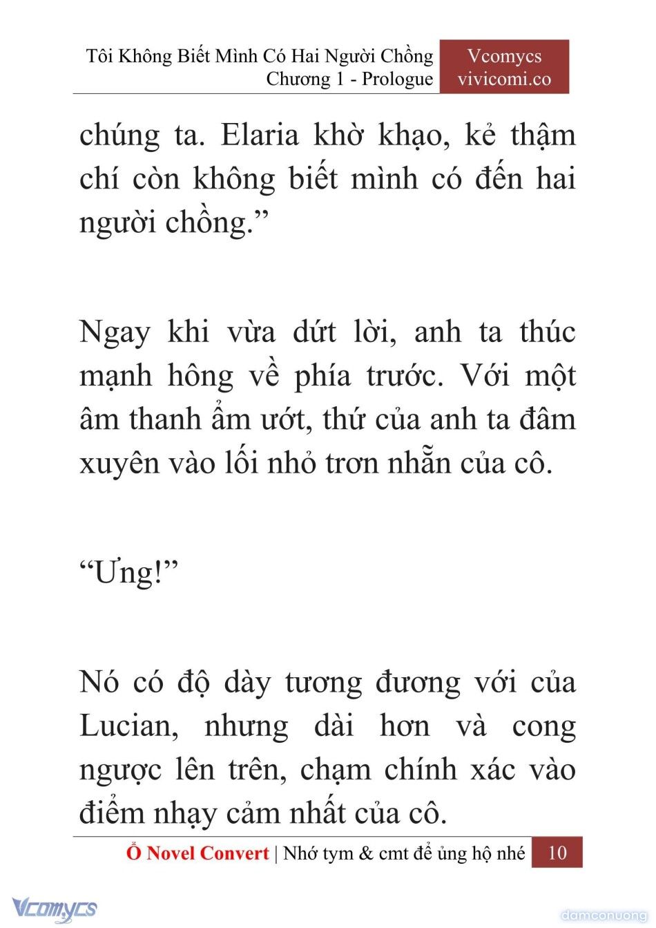 đọc truyện [novel] Tôi Không Biết Mình Có Hai Người Chồng Chương 1 ảnh 13 tại Thiên Thai Truyện