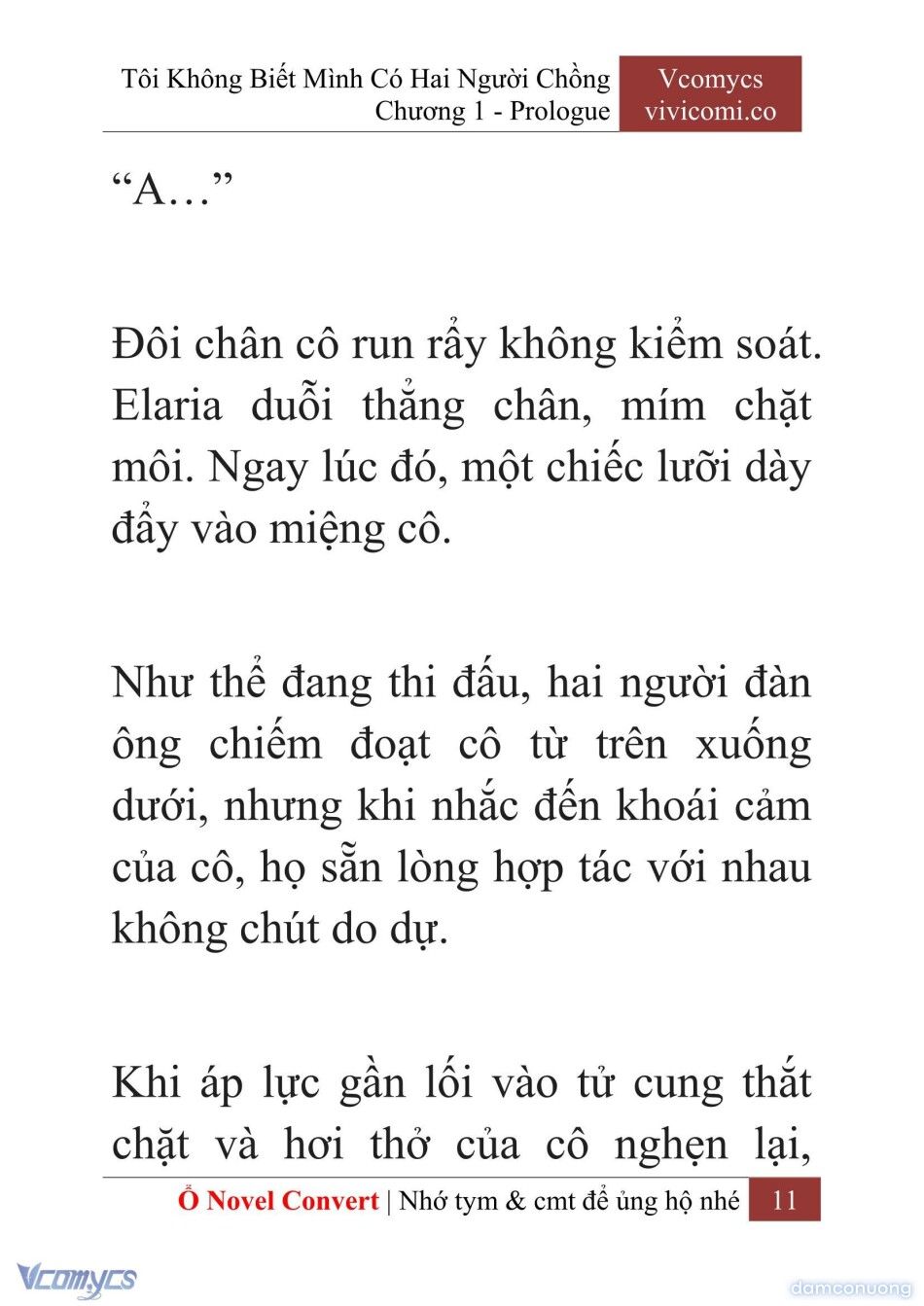 đọc truyện [novel] Tôi Không Biết Mình Có Hai Người Chồng Chương 1 ảnh 14 tại Thiên Thai Truyện