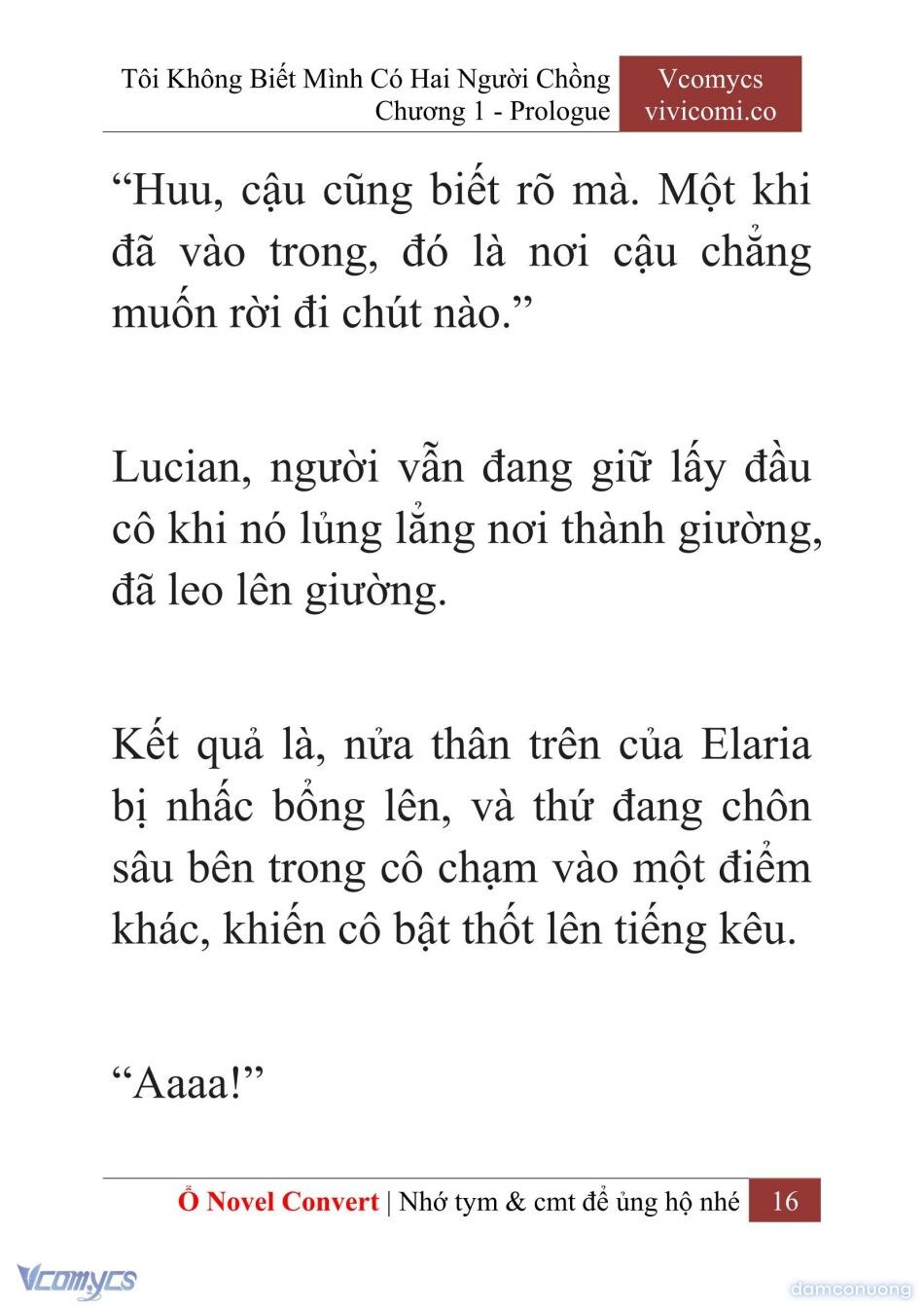 đọc truyện [novel] Tôi Không Biết Mình Có Hai Người Chồng Chương 1 ảnh 19 tại Thiên Thai Truyện