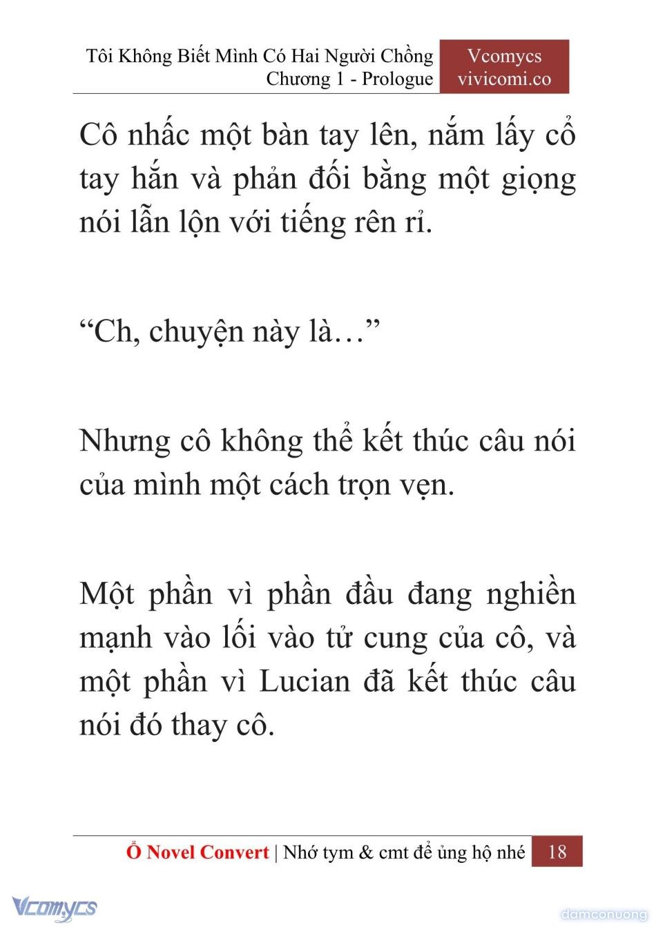 đọc truyện [novel] Tôi Không Biết Mình Có Hai Người Chồng Chương 1 ảnh 21 tại Thiên Thai Truyện