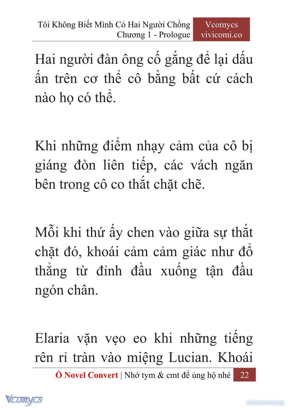 đọc truyện [novel] Tôi Không Biết Mình Có Hai Người Chồng Chương 1 ảnh 25 tại Thiên Thai Truyện