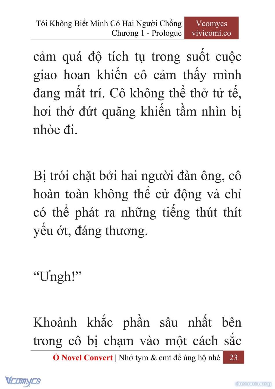 đọc truyện [novel] Tôi Không Biết Mình Có Hai Người Chồng Chương 1 ảnh 26 tại Thiên Thai Truyện