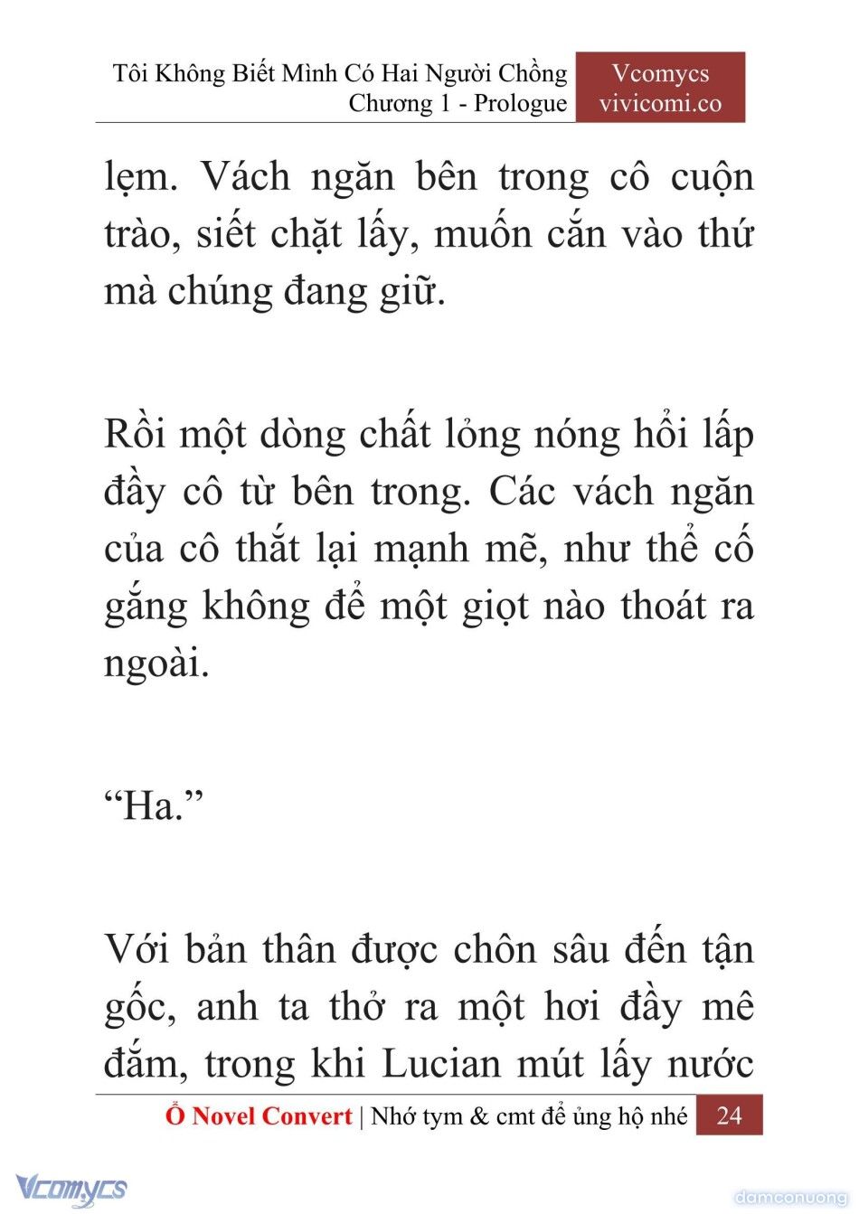 đọc truyện [novel] Tôi Không Biết Mình Có Hai Người Chồng Chương 1 ảnh 27 tại Thiên Thai Truyện