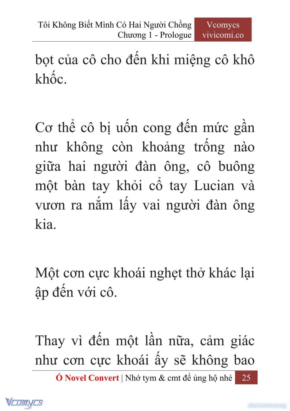 đọc truyện [novel] Tôi Không Biết Mình Có Hai Người Chồng Chương 1 ảnh 28 tại Thiên Thai Truyện