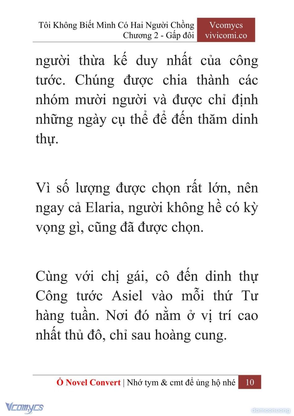 đọc truyện [novel] Tôi Không Biết Mình Có Hai Người Chồng Chương 2 ảnh 13 tại Thiên Thai Truyện
