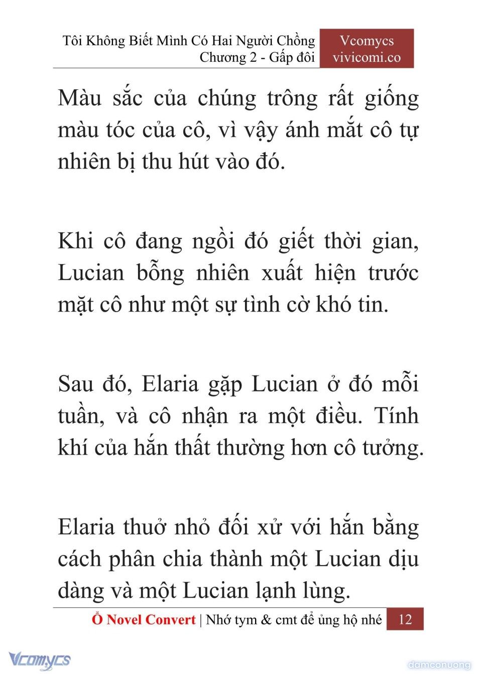 đọc truyện [novel] Tôi Không Biết Mình Có Hai Người Chồng Chương 2 ảnh 15 tại Thiên Thai Truyện