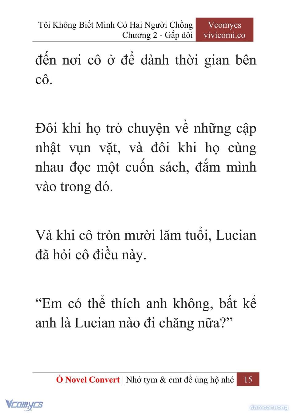 đọc truyện [novel] Tôi Không Biết Mình Có Hai Người Chồng Chương 2 ảnh 18 tại Thiên Thai Truyện