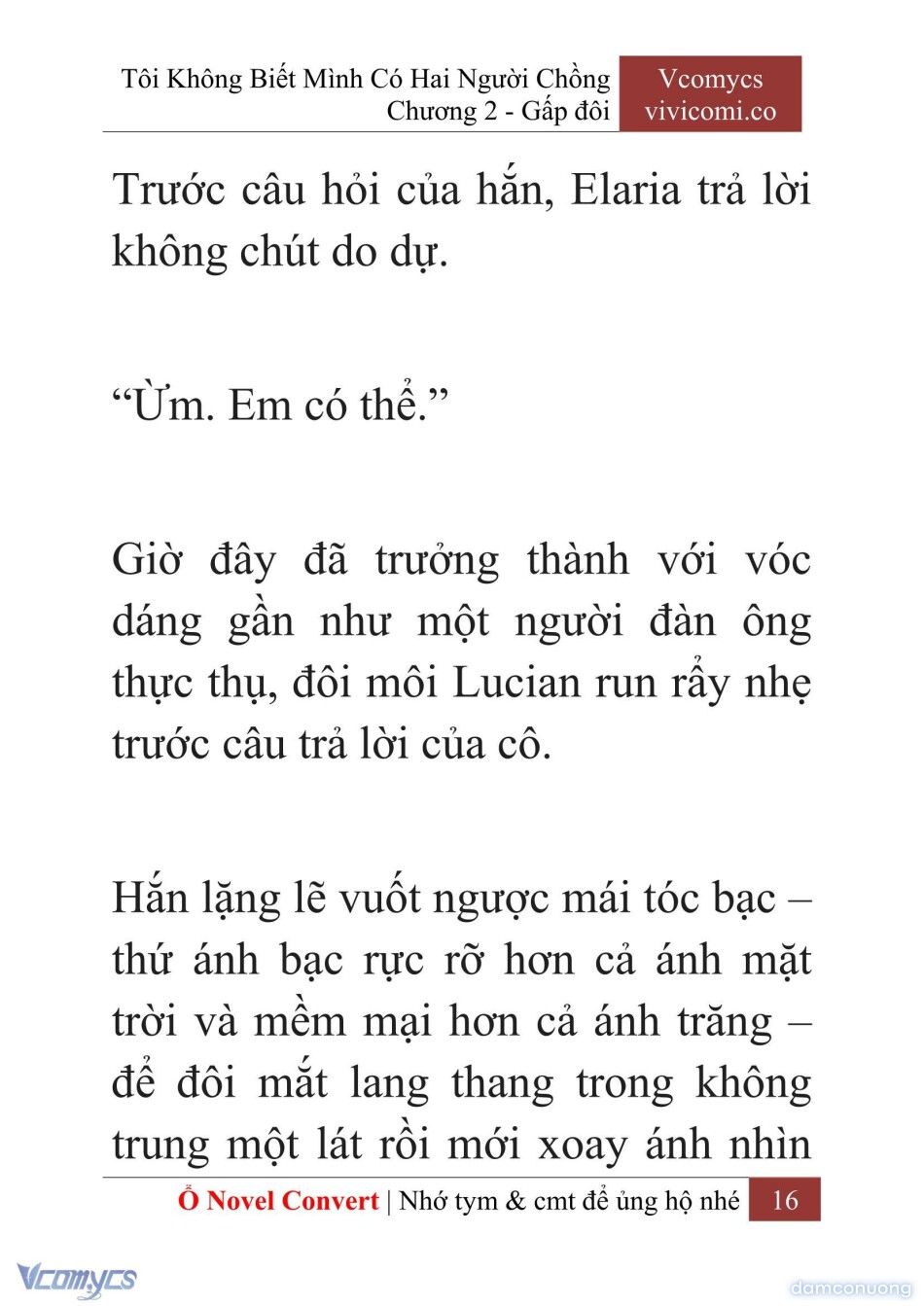 đọc truyện [novel] Tôi Không Biết Mình Có Hai Người Chồng Chương 2 ảnh 19 tại Thiên Thai Truyện