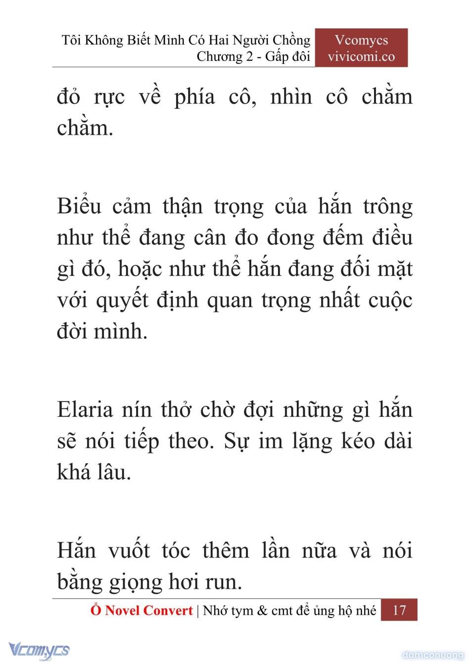 đọc truyện [novel] Tôi Không Biết Mình Có Hai Người Chồng Chương 2 ảnh 20 tại Thiên Thai Truyện