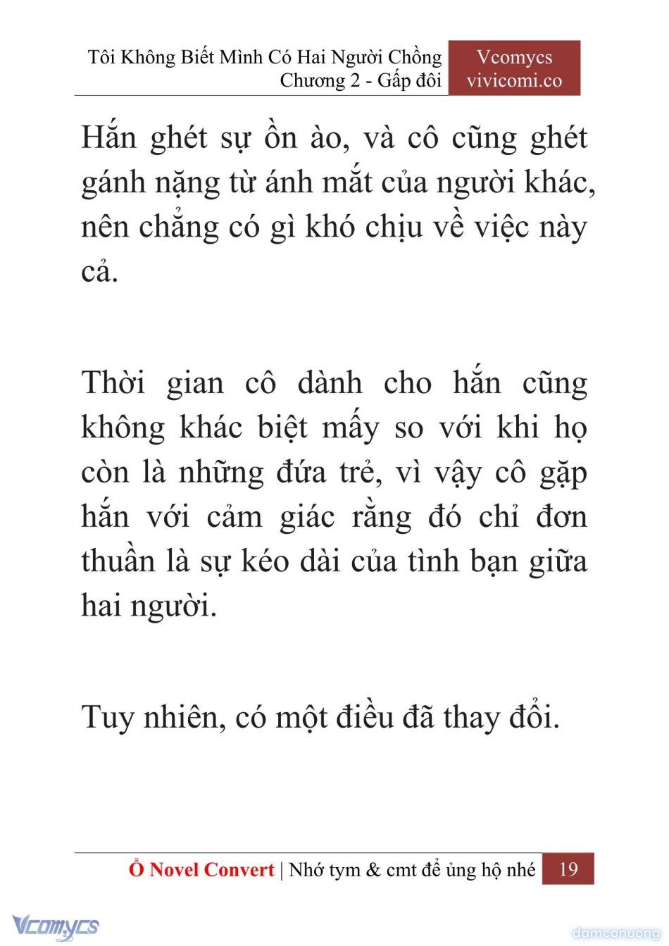 đọc truyện [novel] Tôi Không Biết Mình Có Hai Người Chồng Chương 2 ảnh 22 tại Thiên Thai Truyện