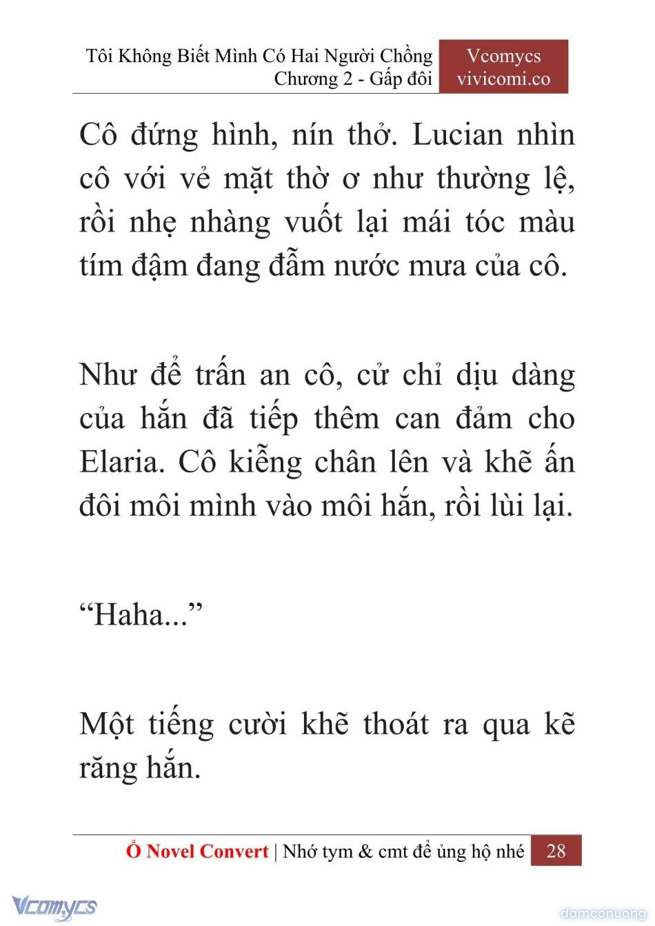 đọc truyện [novel] Tôi Không Biết Mình Có Hai Người Chồng Chương 2 ảnh 31 tại Thiên Thai Truyện