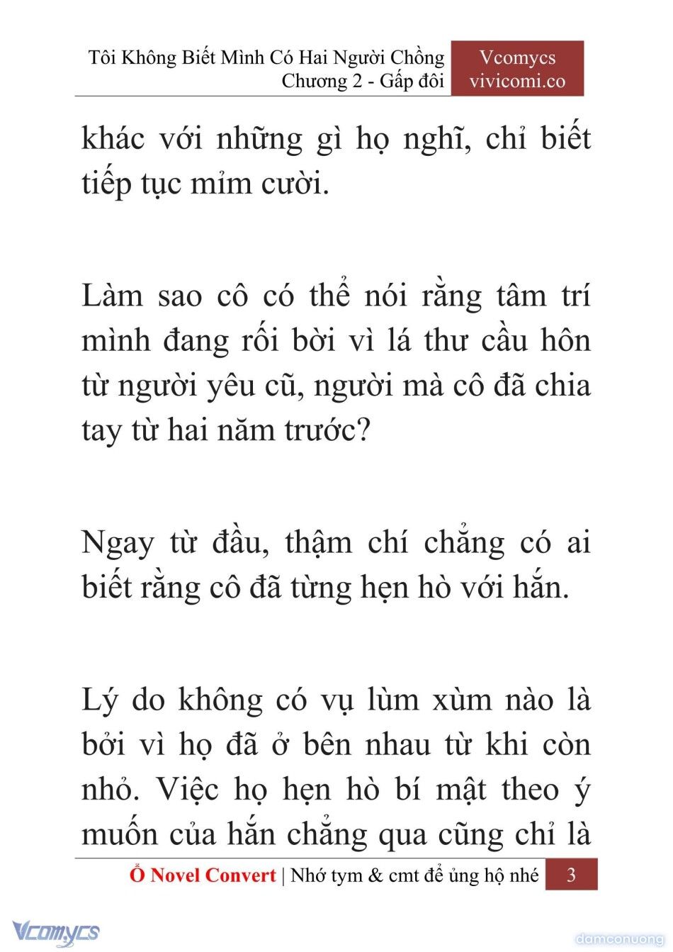 đọc truyện [novel] Tôi Không Biết Mình Có Hai Người Chồng Chương 2 ảnh 6 tại Thiên Thai Truyện