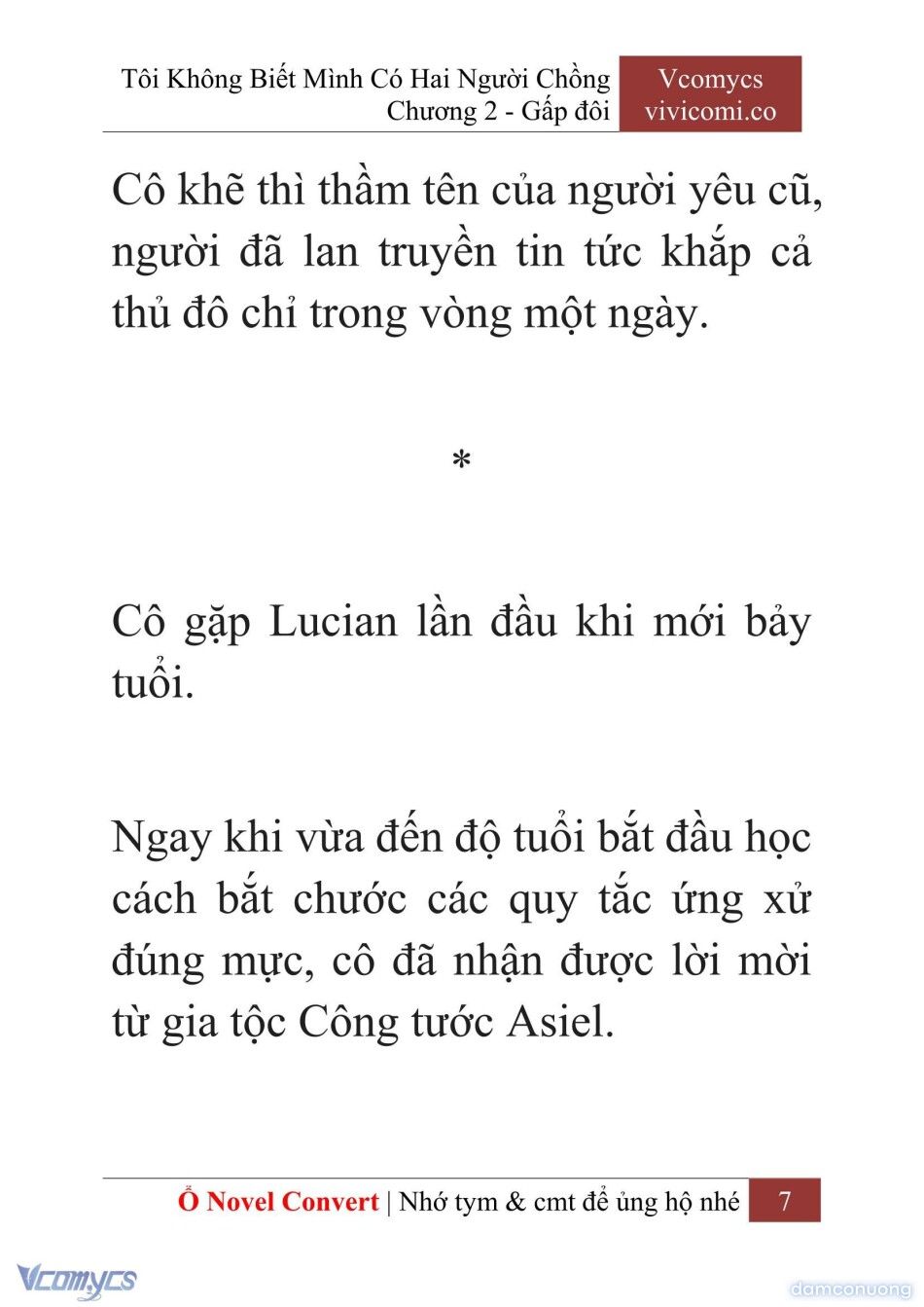 đọc truyện [novel] Tôi Không Biết Mình Có Hai Người Chồng Chương 2 ảnh 10 tại Thiên Thai Truyện