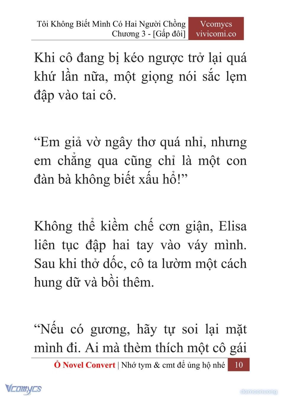 đọc truyện [novel] Tôi Không Biết Mình Có Hai Người Chồng Chương 3 ảnh 13 tại Thiên Thai Truyện
