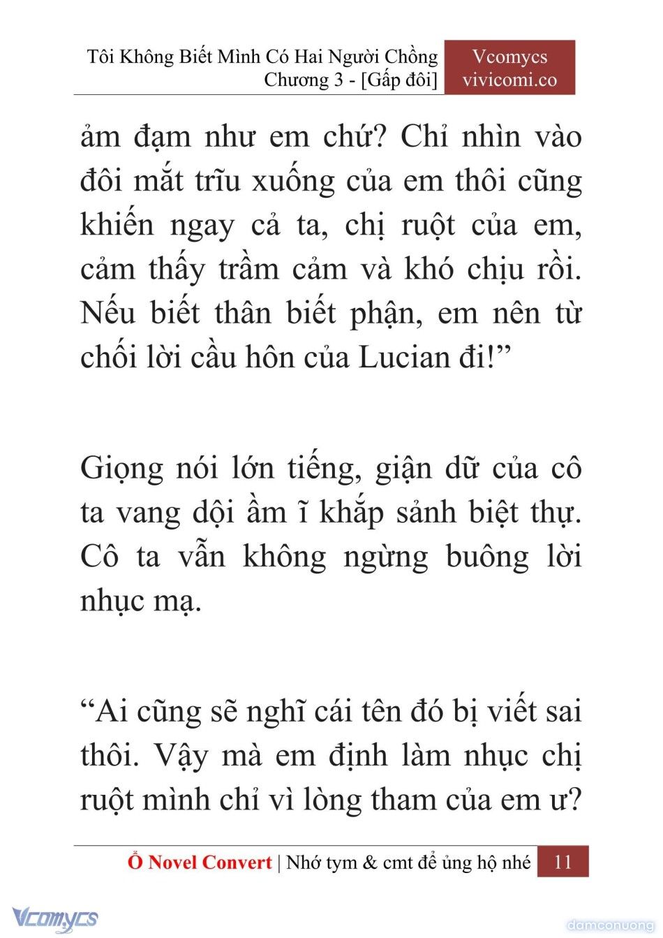 đọc truyện [novel] Tôi Không Biết Mình Có Hai Người Chồng Chương 3 ảnh 14 tại Thiên Thai Truyện
