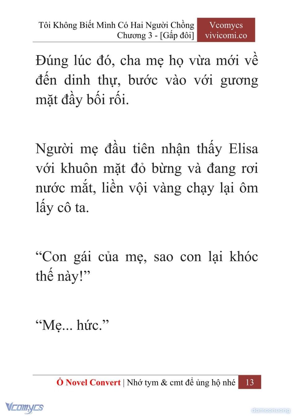 đọc truyện [novel] Tôi Không Biết Mình Có Hai Người Chồng Chương 3 ảnh 16 tại Thiên Thai Truyện