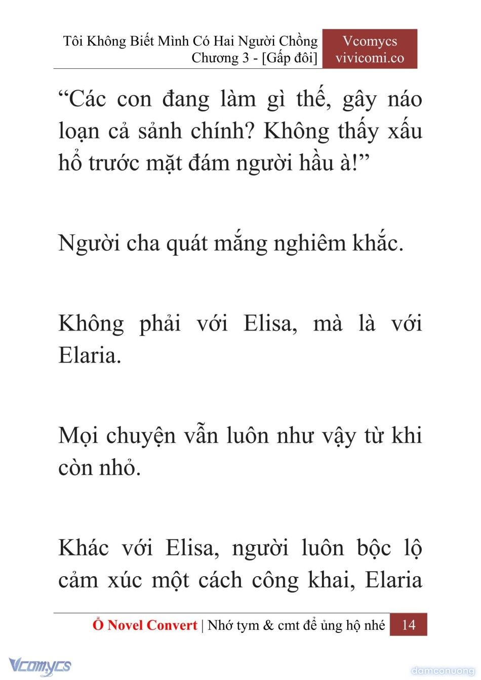 đọc truyện [novel] Tôi Không Biết Mình Có Hai Người Chồng Chương 3 ảnh 17 tại Thiên Thai Truyện