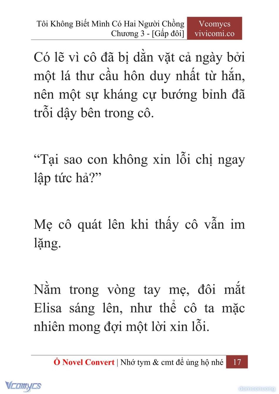 đọc truyện [novel] Tôi Không Biết Mình Có Hai Người Chồng Chương 3 ảnh 20 tại Thiên Thai Truyện