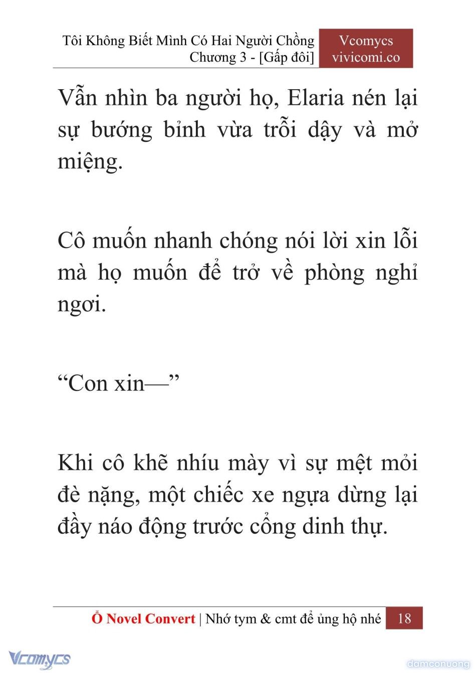 đọc truyện [novel] Tôi Không Biết Mình Có Hai Người Chồng Chương 3 ảnh 21 tại Thiên Thai Truyện