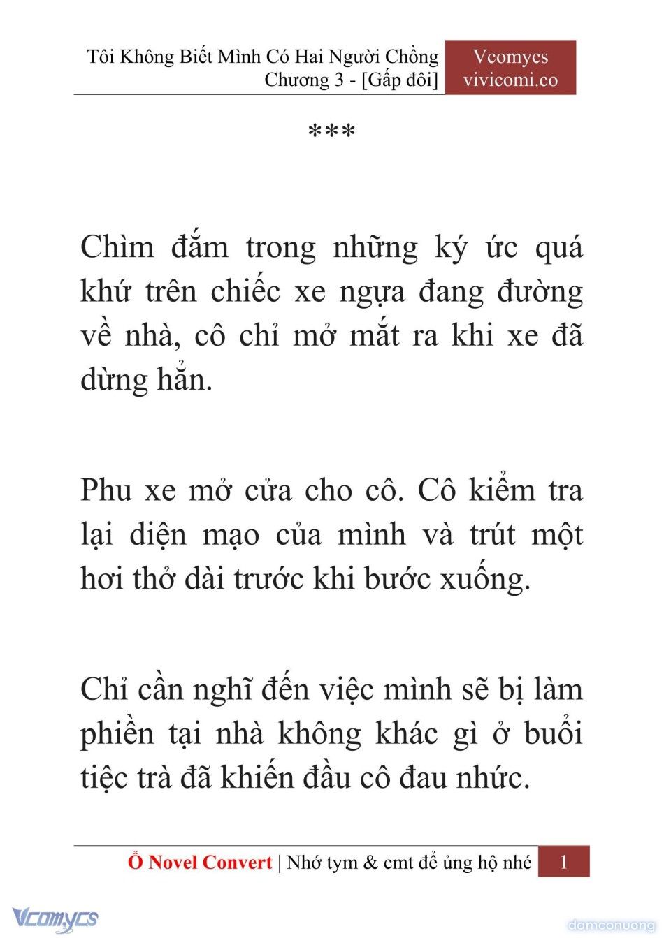 đọc truyện [novel] Tôi Không Biết Mình Có Hai Người Chồng Chương 3 ảnh 4 tại Thiên Thai Truyện