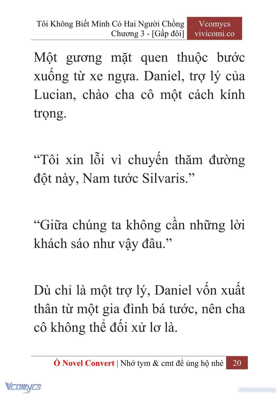 đọc truyện [novel] Tôi Không Biết Mình Có Hai Người Chồng Chương 3 ảnh 23 tại Thiên Thai Truyện