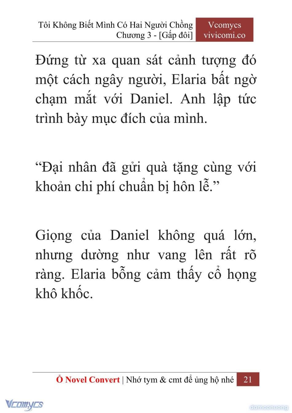 đọc truyện [novel] Tôi Không Biết Mình Có Hai Người Chồng Chương 3 ảnh 24 tại Thiên Thai Truyện